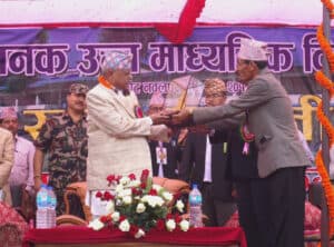 Former President Dr. Ram Baran Yadav Visits JHSS Campus