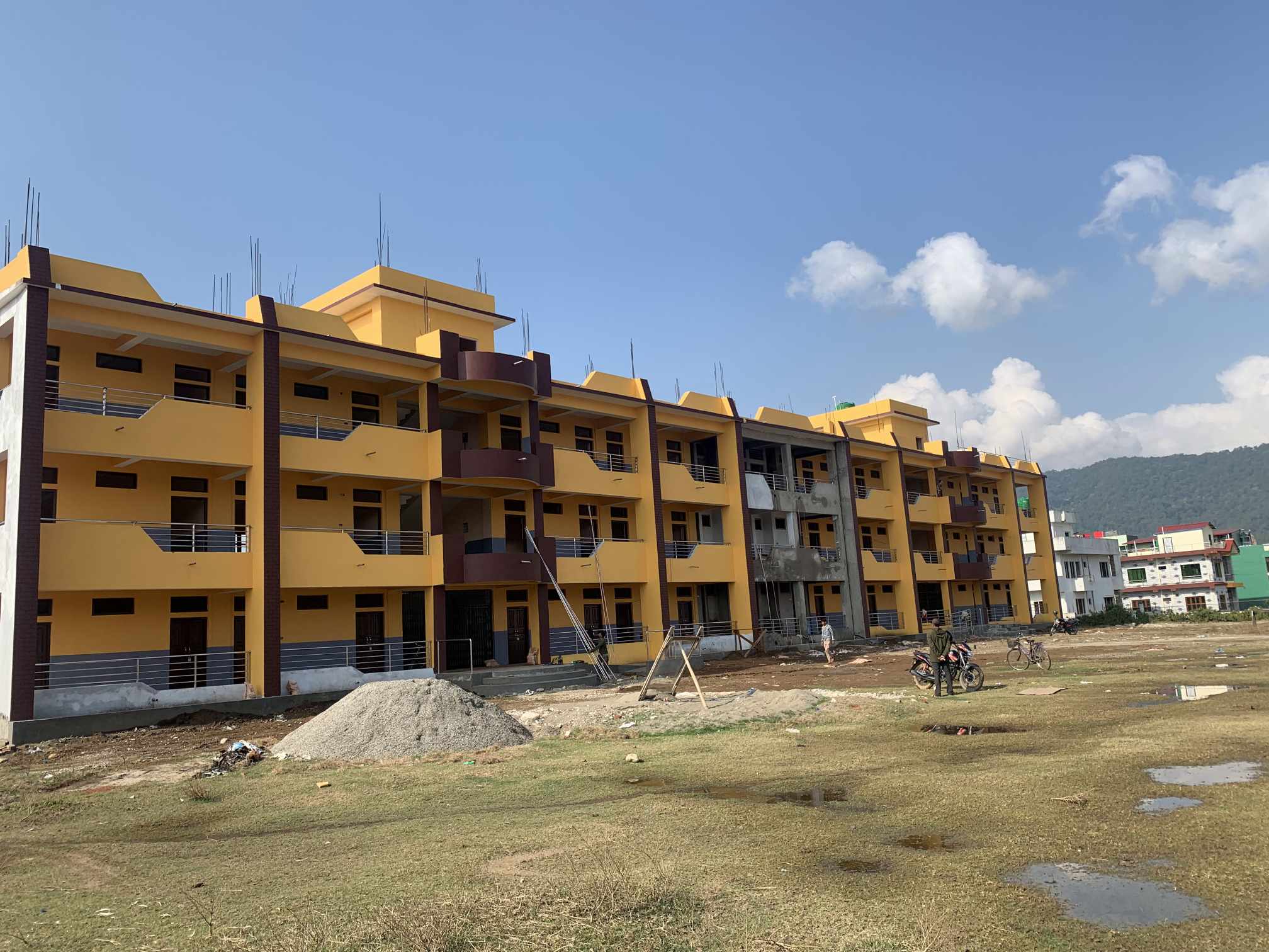 Janak Higher Secondary School campus and garden